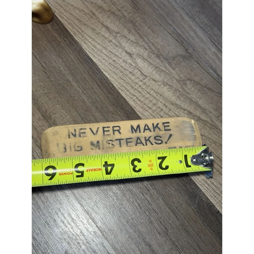 VTG Jumbo Eraser “ I Never Make Big Mistakes! ” 6.5” Japan
